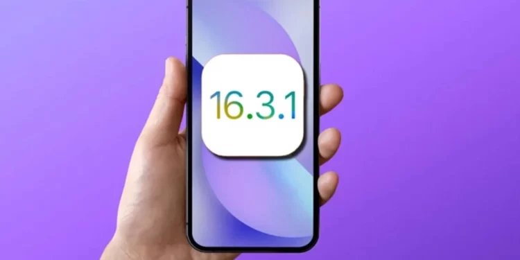 Apple iOS 16.3.1 Update